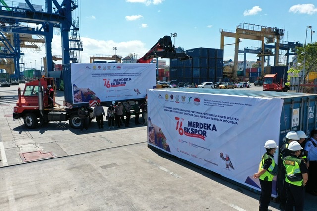 Ekspor Sulsel di Agustus Sebesar Rp1,65 Triliun, Tertinggi Selama 2021